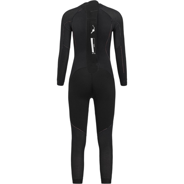 2026 Orca Womens Vitalis Hi-Vis Back Zip Open Water Swim Wetsuit NN674601 - Black
